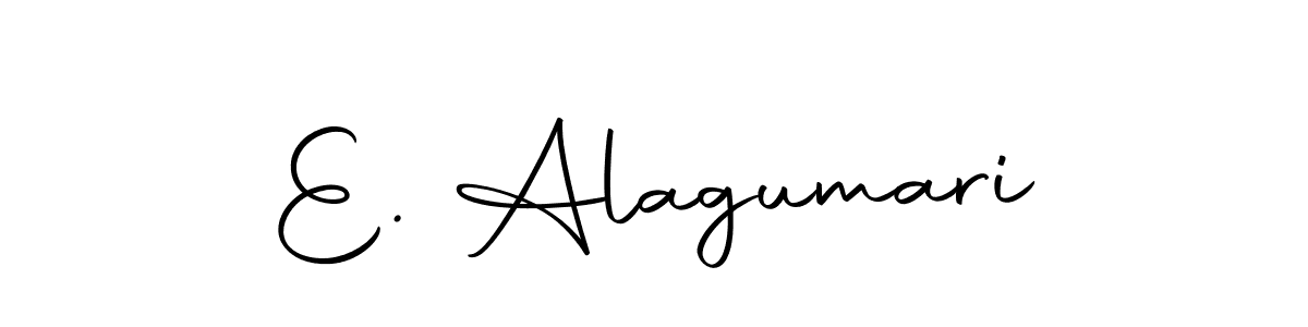 You can use this online signature creator to create a handwritten signature for the name E. Alagumari. This is the best online autograph maker. E. Alagumari signature style 10 images and pictures png