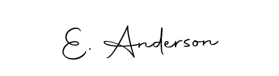 Also You can easily find your signature by using the search form. We will create E. Anderson name handwritten signature images for you free of cost using Autography-DOLnW sign style. E. Anderson signature style 10 images and pictures png