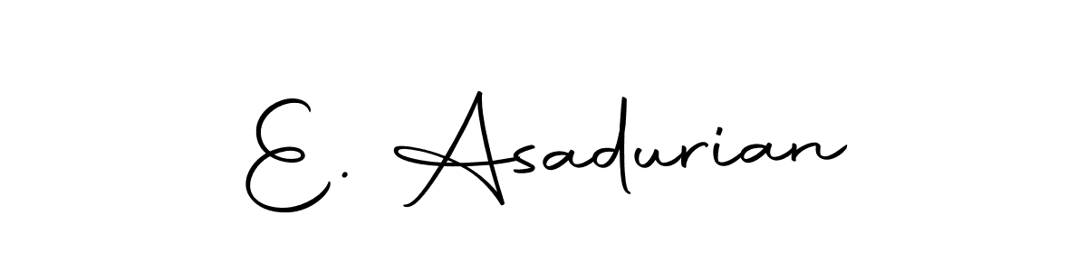 See photos of E. Asadurian official signature by Spectra . Check more albums & portfolios. Read reviews & check more about Autography-DOLnW font. E. Asadurian signature style 10 images and pictures png