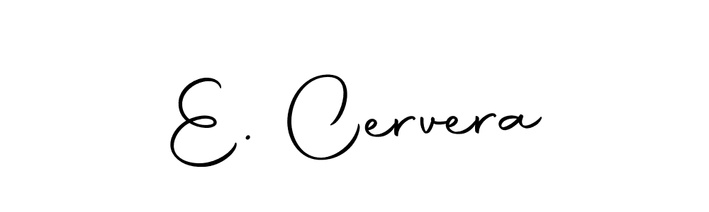 Use a signature maker to create a handwritten signature online. With this signature software, you can design (Autography-DOLnW) your own signature for name E. Cervera. E. Cervera signature style 10 images and pictures png