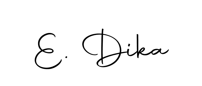 Also we have E. Dika name is the best signature style. Create professional handwritten signature collection using Autography-DOLnW autograph style. E. Dika signature style 10 images and pictures png