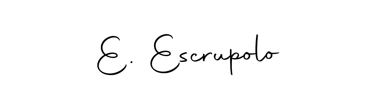 You can use this online signature creator to create a handwritten signature for the name E. Escrupolo. This is the best online autograph maker. E. Escrupolo signature style 10 images and pictures png