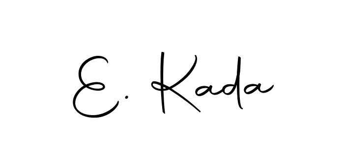 Also we have E. Kada name is the best signature style. Create professional handwritten signature collection using Autography-DOLnW autograph style. E. Kada signature style 10 images and pictures png