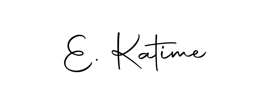 if you are searching for the best signature style for your name E. Katime. so please give up your signature search. here we have designed multiple signature styles  using Autography-DOLnW. E. Katime signature style 10 images and pictures png