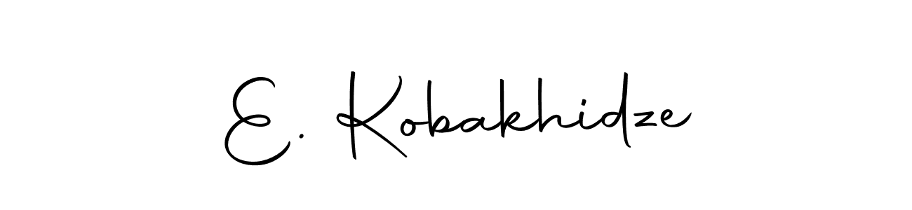 Use a signature maker to create a handwritten signature online. With this signature software, you can design (Autography-DOLnW) your own signature for name E. Kobakhidze. E. Kobakhidze signature style 10 images and pictures png