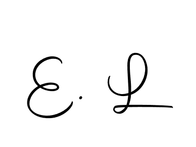 Make a beautiful signature design for name E. L. With this signature (Autography-DOLnW) style, you can create a handwritten signature for free. E. L signature style 10 images and pictures png