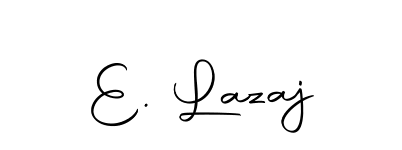 Use a signature maker to create a handwritten signature online. With this signature software, you can design (Autography-DOLnW) your own signature for name E. Lazaj. E. Lazaj signature style 10 images and pictures png