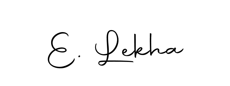 You can use this online signature creator to create a handwritten signature for the name E. Lekha. This is the best online autograph maker. E. Lekha signature style 10 images and pictures png