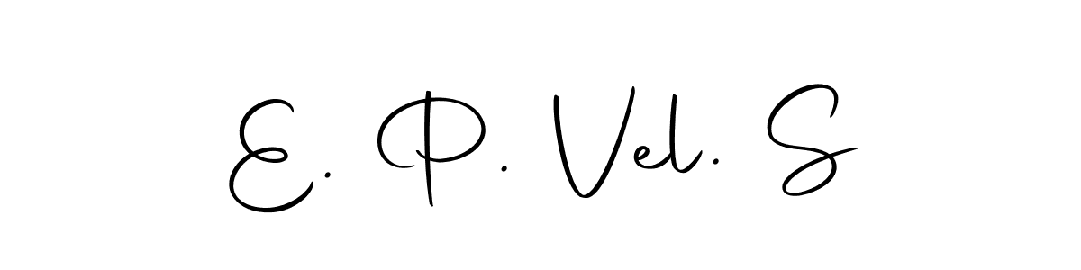 Use a signature maker to create a handwritten signature online. With this signature software, you can design (Autography-DOLnW) your own signature for name E. P. Vel. S. E. P. Vel. S signature style 10 images and pictures png