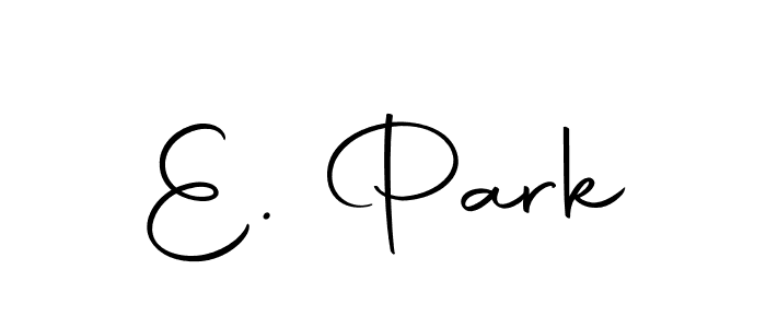 Design your own signature with our free online signature maker. With this signature software, you can create a handwritten (Autography-DOLnW) signature for name E. Park. E. Park signature style 10 images and pictures png