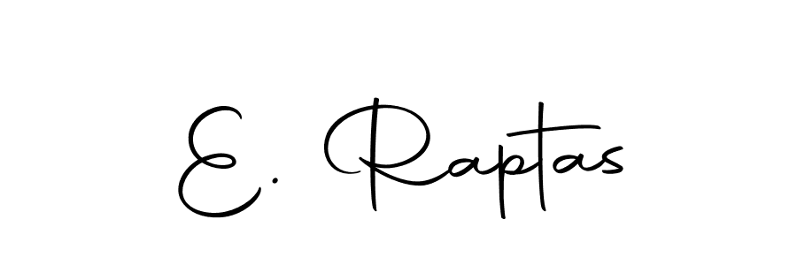 Design your own signature with our free online signature maker. With this signature software, you can create a handwritten (Autography-DOLnW) signature for name E. Raptas. E. Raptas signature style 10 images and pictures png