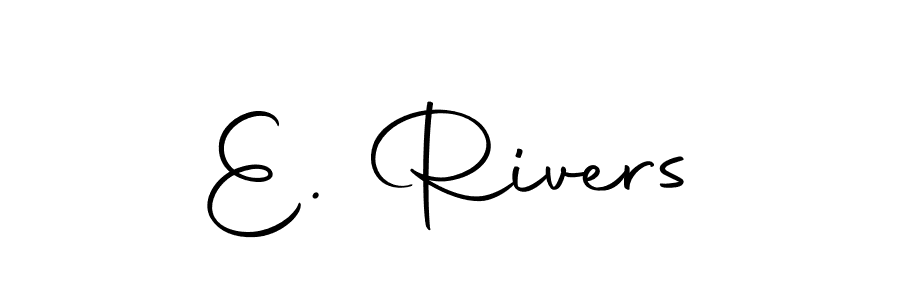 Here are the top 10 professional signature styles for the name E. Rivers. These are the best autograph styles you can use for your name. E. Rivers signature style 10 images and pictures png