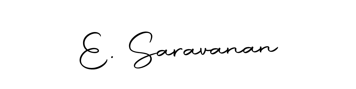 Autography-DOLnW is a professional signature style that is perfect for those who want to add a touch of class to their signature. It is also a great choice for those who want to make their signature more unique. Get E. Saravanan name to fancy signature for free. E. Saravanan signature style 10 images and pictures png