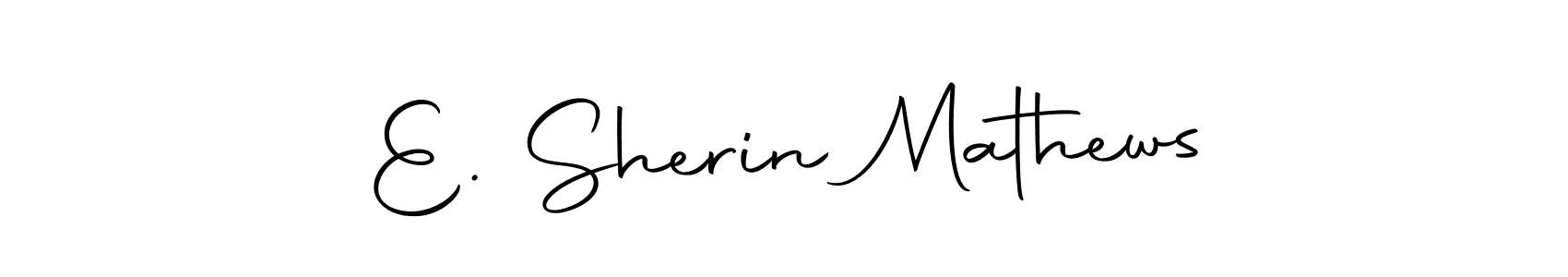 You should practise on your own different ways (Autography-DOLnW) to write your name (E. Sherin Mathews) in signature. don't let someone else do it for you. E. Sherin Mathews signature style 10 images and pictures png