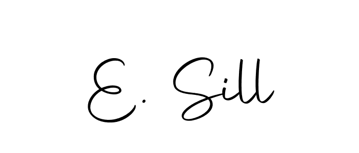 You can use this online signature creator to create a handwritten signature for the name E. Sill. This is the best online autograph maker. E. Sill signature style 10 images and pictures png