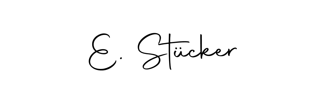 See photos of E. Stücker official signature by Spectra . Check more albums & portfolios. Read reviews & check more about Autography-DOLnW font. E. Stücker signature style 10 images and pictures png