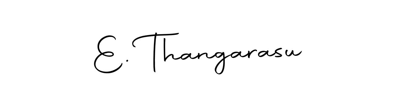 E. Thangarasu stylish signature style. Best Handwritten Sign (Autography-DOLnW) for my name. Handwritten Signature Collection Ideas for my name E. Thangarasu. E. Thangarasu signature style 10 images and pictures png