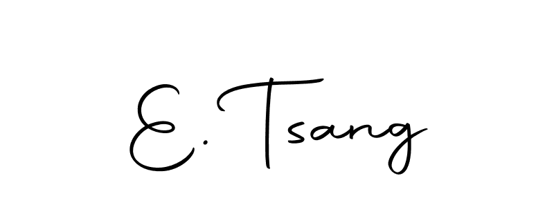Make a beautiful signature design for name E. Tsang. With this signature (Autography-DOLnW) style, you can create a handwritten signature for free. E. Tsang signature style 10 images and pictures png