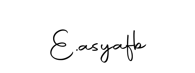 Make a beautiful signature design for name E.asyafb. With this signature (Autography-DOLnW) style, you can create a handwritten signature for free. E.asyafb signature style 10 images and pictures png