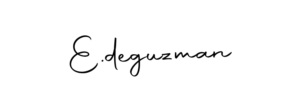 This is the best signature style for the E.deguzman name. Also you like these signature font (Autography-DOLnW). Mix name signature. E.deguzman signature style 10 images and pictures png