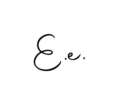 Create a beautiful signature design for name E.e.. With this signature (Autography-DOLnW) fonts, you can make a handwritten signature for free. E.e. signature style 10 images and pictures png