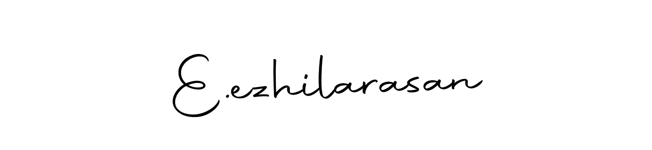 The best way (Autography-DOLnW) to make a short signature is to pick only two or three words in your name. The name E.ezhilarasan include a total of six letters. For converting this name. E.ezhilarasan signature style 10 images and pictures png