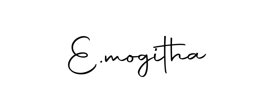 Make a beautiful signature design for name E.mogitha. With this signature (Autography-DOLnW) style, you can create a handwritten signature for free. E.mogitha signature style 10 images and pictures png