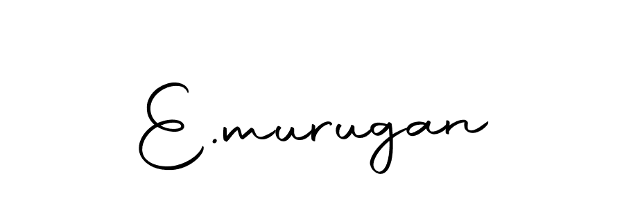 How to make E.murugan signature? Autography-DOLnW is a professional autograph style. Create handwritten signature for E.murugan name. E.murugan signature style 10 images and pictures png