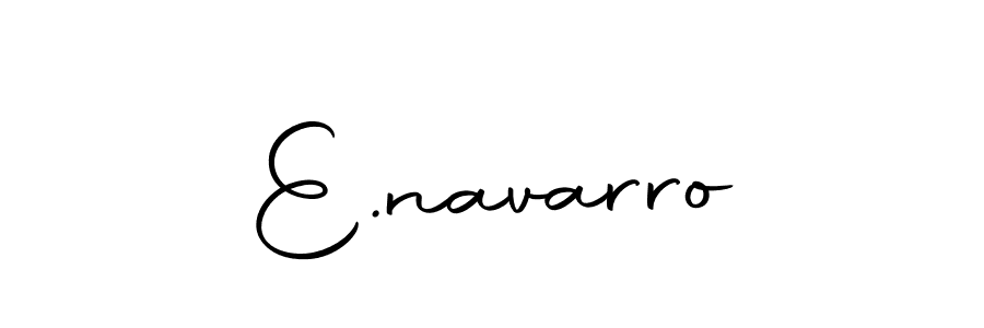 Create a beautiful signature design for name E.navarro. With this signature (Autography-DOLnW) fonts, you can make a handwritten signature for free. E.navarro signature style 10 images and pictures png