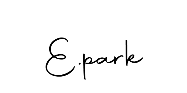 Design your own signature with our free online signature maker. With this signature software, you can create a handwritten (Autography-DOLnW) signature for name E.park. E.park signature style 10 images and pictures png