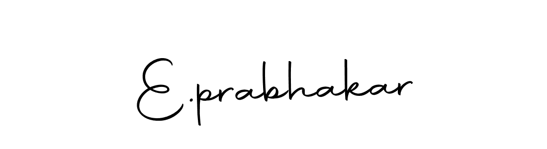 You should practise on your own different ways (Autography-DOLnW) to write your name (E.prabhakar) in signature. don't let someone else do it for you. E.prabhakar signature style 10 images and pictures png