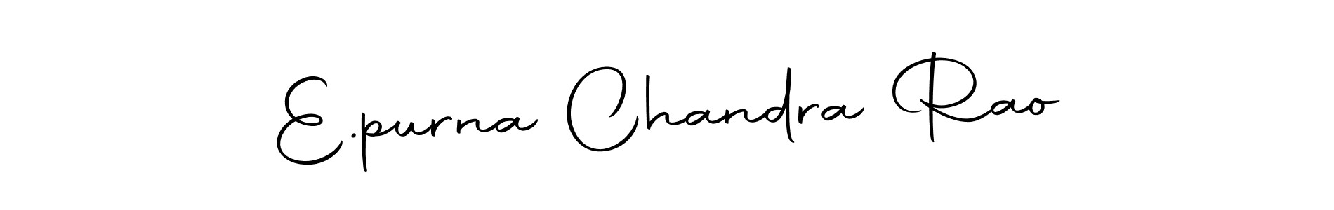 You should practise on your own different ways (Autography-DOLnW) to write your name (E.purna Chandra Rao) in signature. don't let someone else do it for you. E.purna Chandra Rao signature style 10 images and pictures png