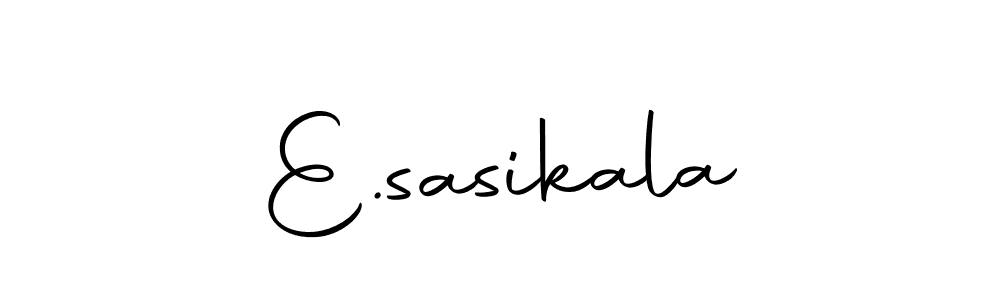 Make a beautiful signature design for name E.sasikala. Use this online signature maker to create a handwritten signature for free. E.sasikala signature style 10 images and pictures png