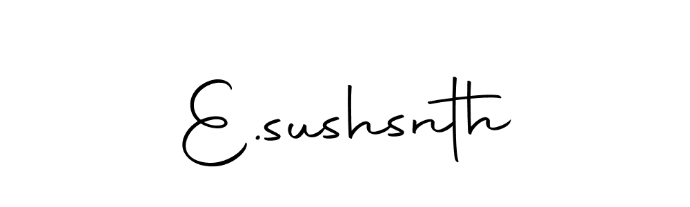 How to Draw E.sushsnth signature style? Autography-DOLnW is a latest design signature styles for name E.sushsnth. E.sushsnth signature style 10 images and pictures png