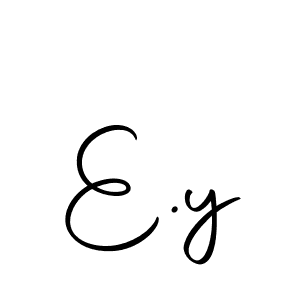 You should practise on your own different ways (Autography-DOLnW) to write your name (E.y) in signature. don't let someone else do it for you. E.y signature style 10 images and pictures png