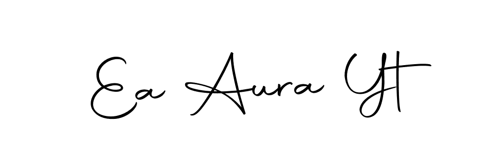 This is the best signature style for the Ea Aura Yt name. Also you like these signature font (Autography-DOLnW). Mix name signature. Ea Aura Yt signature style 10 images and pictures png