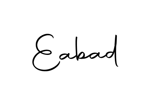 You can use this online signature creator to create a handwritten signature for the name Eabad. This is the best online autograph maker. Eabad signature style 10 images and pictures png