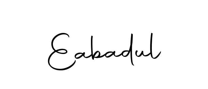 How to make Eabadul signature? Autography-DOLnW is a professional autograph style. Create handwritten signature for Eabadul name. Eabadul signature style 10 images and pictures png