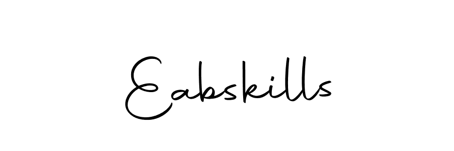 You should practise on your own different ways (Autography-DOLnW) to write your name (Eabskills) in signature. don't let someone else do it for you. Eabskills signature style 10 images and pictures png