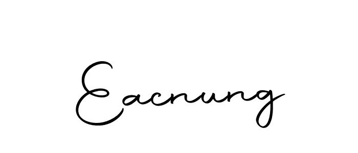 How to make Eacnung signature? Autography-DOLnW is a professional autograph style. Create handwritten signature for Eacnung name. Eacnung signature style 10 images and pictures png