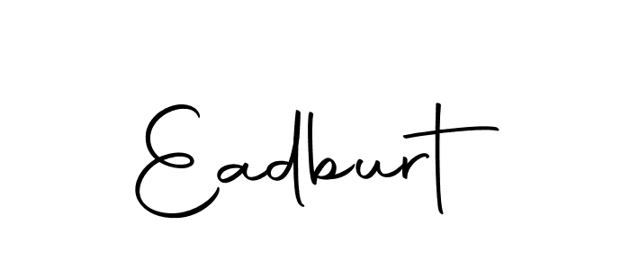 Create a beautiful signature design for name Eadburt. With this signature (Autography-DOLnW) fonts, you can make a handwritten signature for free. Eadburt signature style 10 images and pictures png