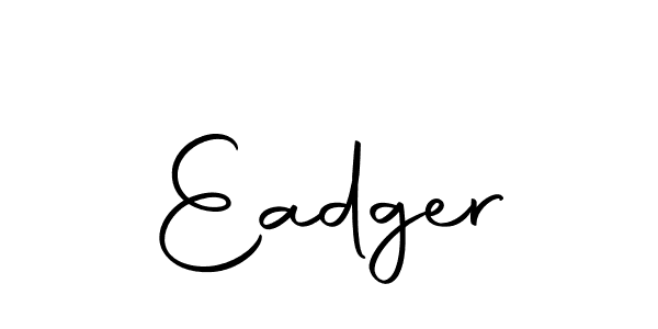 You can use this online signature creator to create a handwritten signature for the name Eadger. This is the best online autograph maker. Eadger signature style 10 images and pictures png