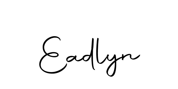 Create a beautiful signature design for name Eadlyn. With this signature (Autography-DOLnW) fonts, you can make a handwritten signature for free. Eadlyn signature style 10 images and pictures png