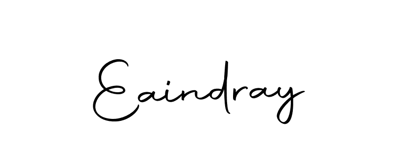 Design your own signature with our free online signature maker. With this signature software, you can create a handwritten (Autography-DOLnW) signature for name Eaindray. Eaindray signature style 10 images and pictures png