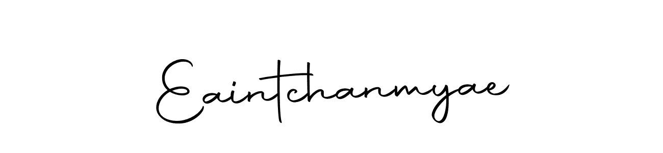 The best way (Autography-DOLnW) to make a short signature is to pick only two or three words in your name. The name Eaintchanmyae include a total of six letters. For converting this name. Eaintchanmyae signature style 10 images and pictures png