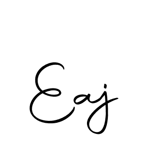 Create a beautiful signature design for name Eaj. With this signature (Autography-DOLnW) fonts, you can make a handwritten signature for free. Eaj signature style 10 images and pictures png