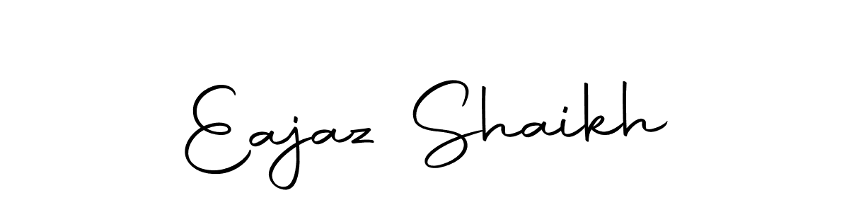 Use a signature maker to create a handwritten signature online. With this signature software, you can design (Autography-DOLnW) your own signature for name Eajaz Shaikh. Eajaz Shaikh signature style 10 images and pictures png