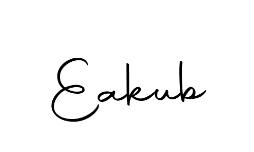 Make a beautiful signature design for name Eakub. With this signature (Autography-DOLnW) style, you can create a handwritten signature for free. Eakub signature style 10 images and pictures png