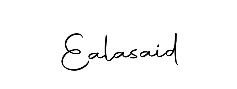 Design your own signature with our free online signature maker. With this signature software, you can create a handwritten (Autography-DOLnW) signature for name Ealasaid. Ealasaid signature style 10 images and pictures png