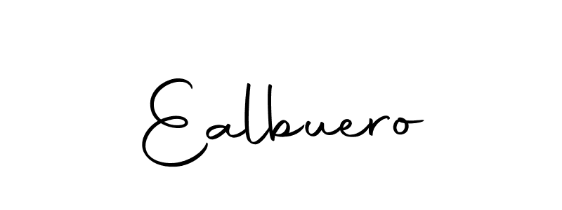 Design your own signature with our free online signature maker. With this signature software, you can create a handwritten (Autography-DOLnW) signature for name Ealbuero. Ealbuero signature style 10 images and pictures png